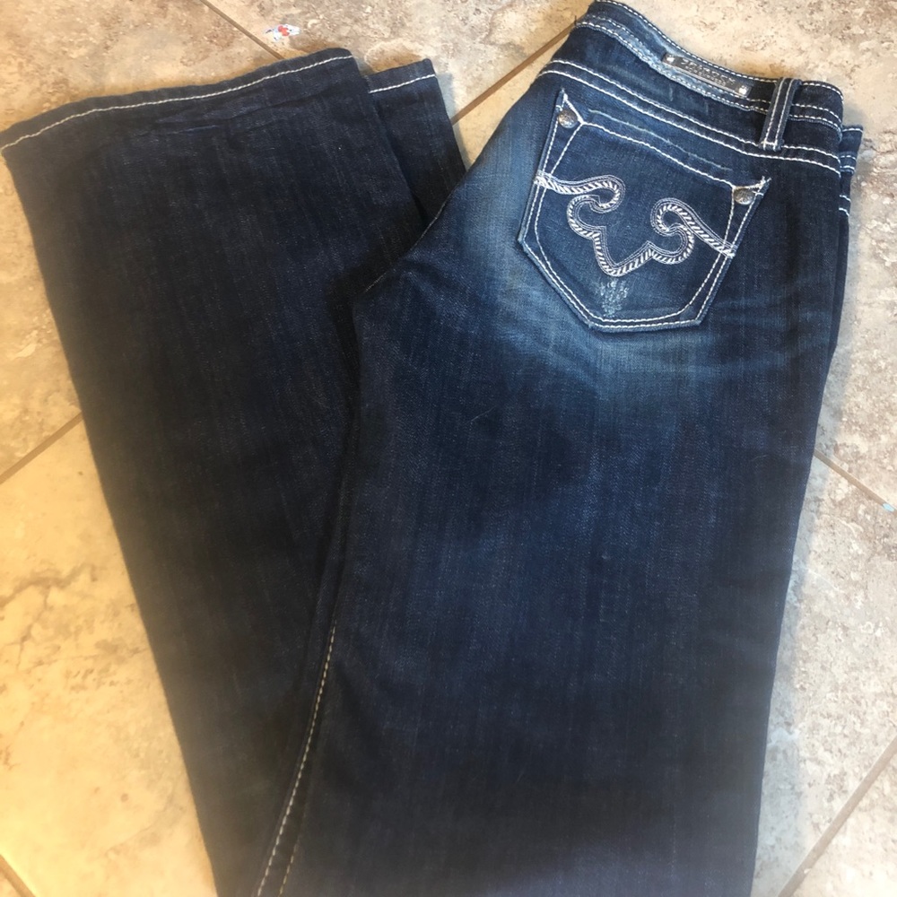 Express Rerock Bootcut Jeans 10L NWOT